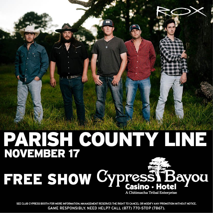 Cypress bayou casino concerts